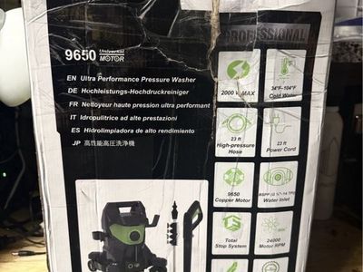 W90 Ultra Performance Pressure Washer 2000W 9650 Universal Motor