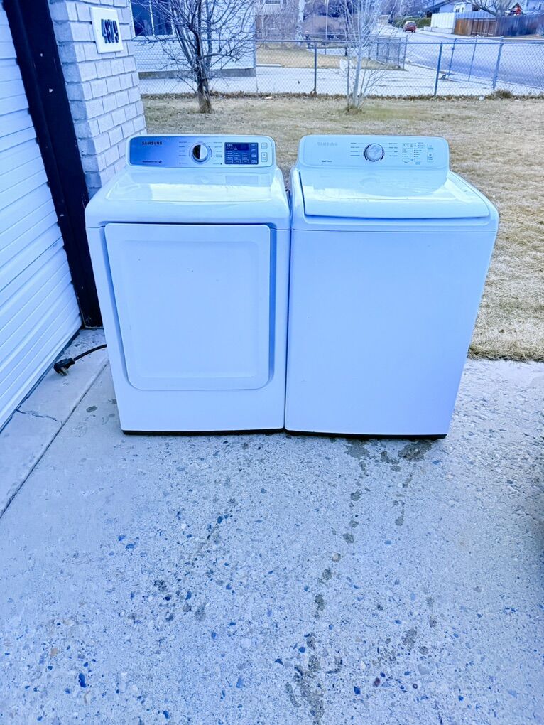 Samsung Washer And Electric Dryer