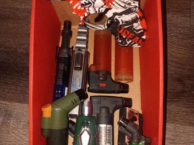 Collection of Torches Some Work Done Don't