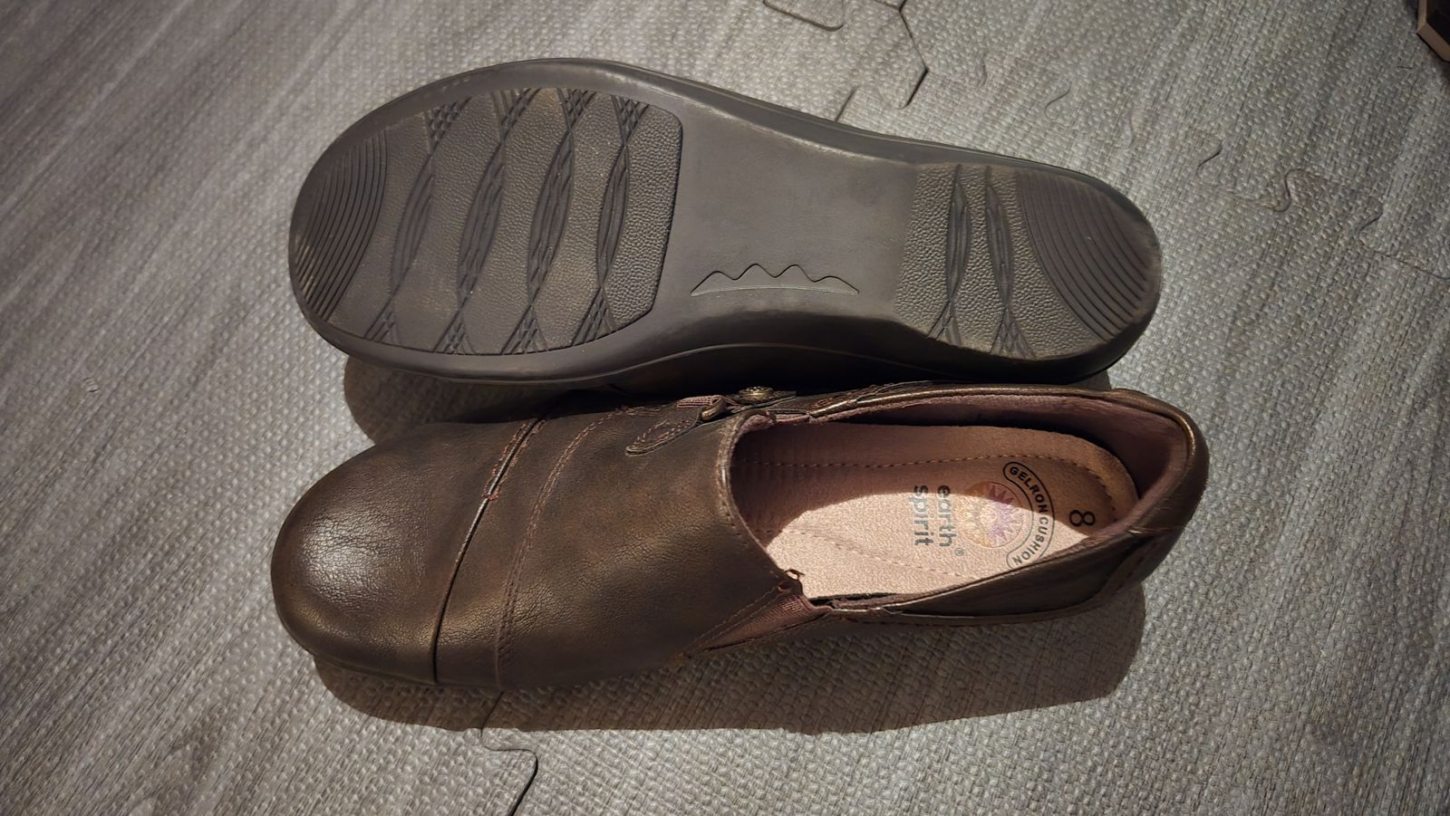Women's Brown Comfort Loafers - Size 8 (New)
