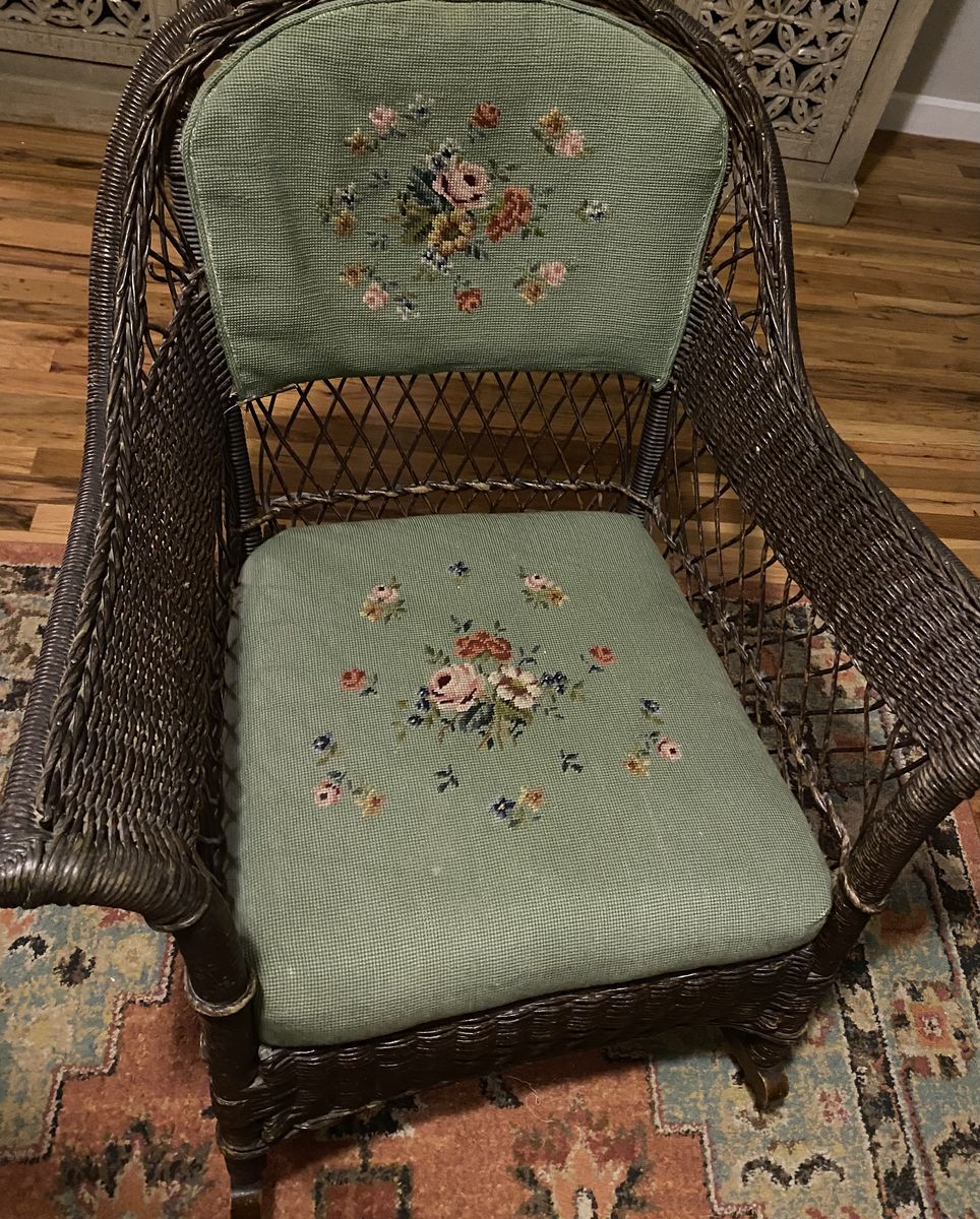 Antique Wicker Rocker