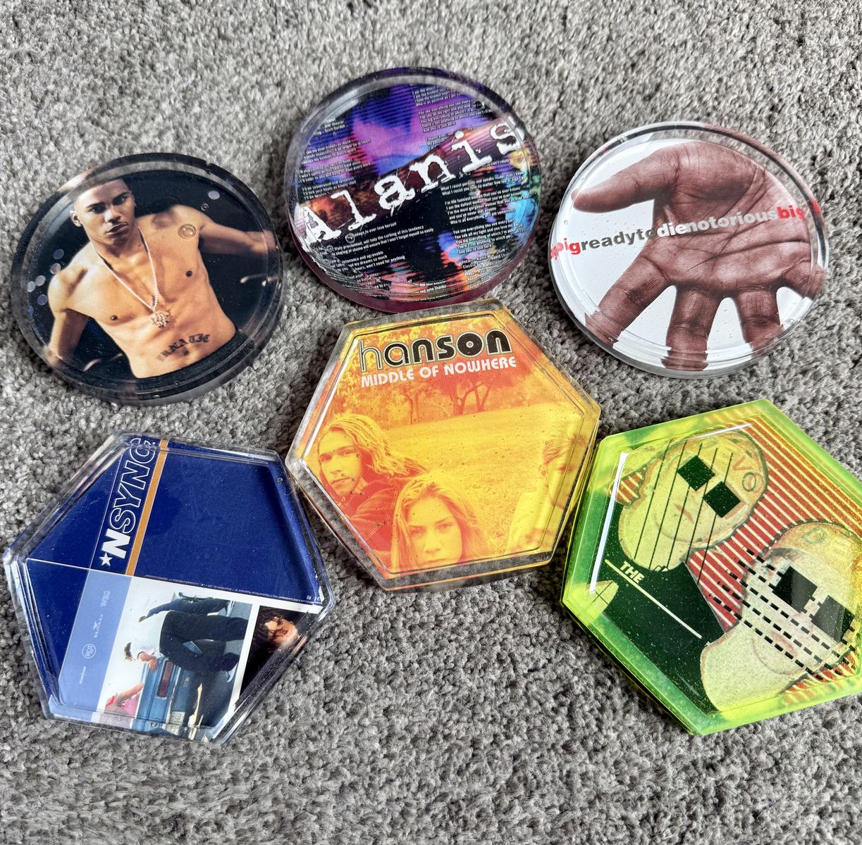 Upcycled CD Coasters (85 Total)