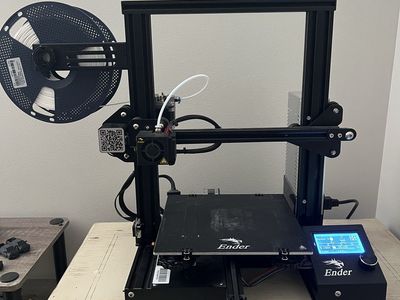 Creality Ender 3 V2 FDM 3D Printer with Filament - Used, Great Condition