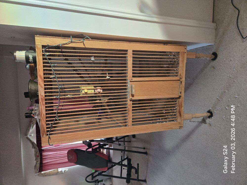 large bird cage