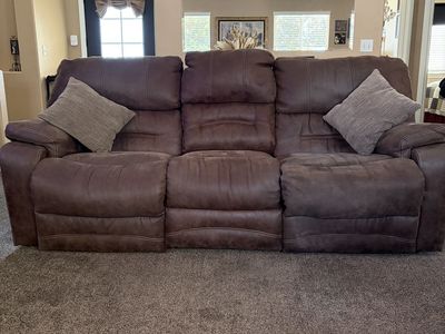 Reclining Couch and Loveseat
