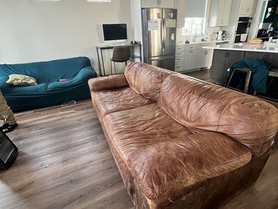 Gorgeous Italian Leather Couch