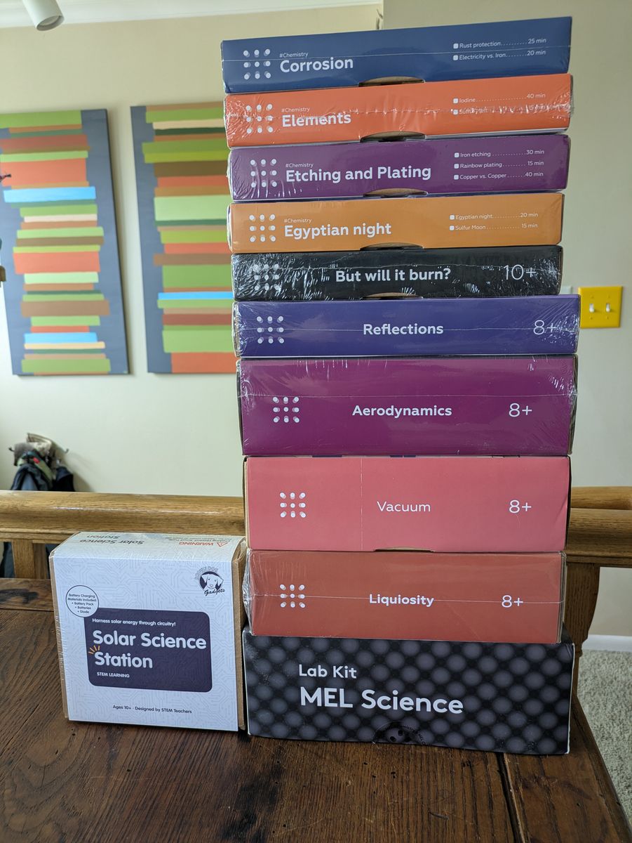 Science Activity Kits, Good For Homeschool (NEW)
