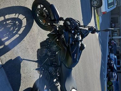 2024 Yamaha MT-07 Black Motorcycle - Excellent Condition, Low Miles