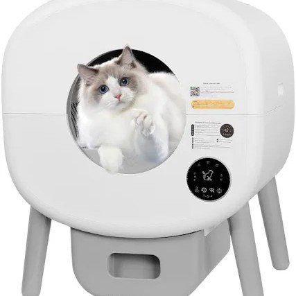 Automatic Smart Cat Litter Box with Infrared/Gravi