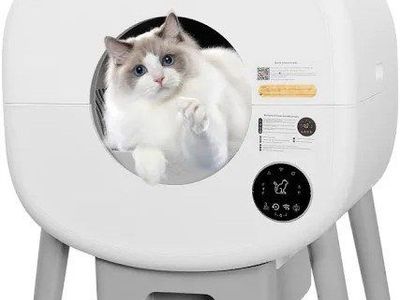 Automatic Smart Cat Litter Box with Infrared/Gravi