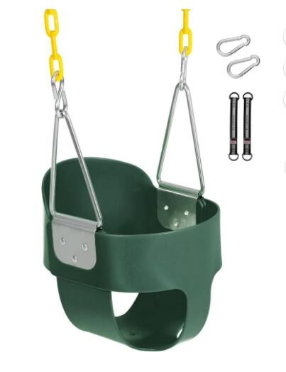 NEW - Toddler Swing Seat with Coated Chains