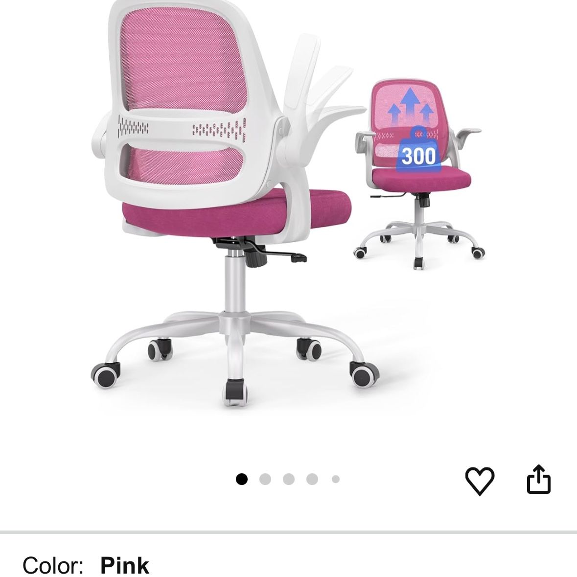 Pink/white Office Chair