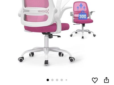 Pink/white Office Chair