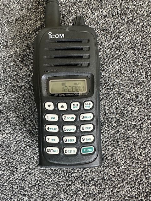 Icom A-14 transceiver aircraft radio