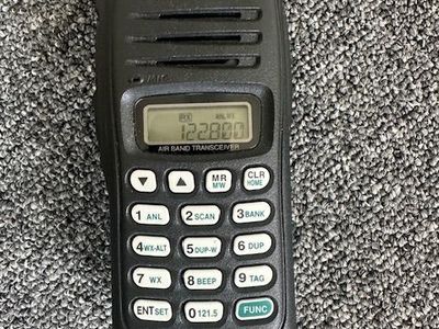 Icom A-14 transceiver aircraft radio