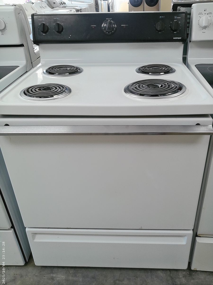 Clean Coil Top Stove~90 Day Guarantee