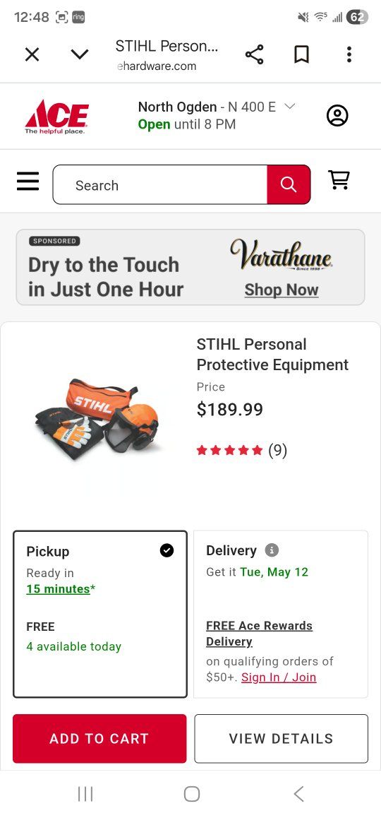 STIHL Personal Protective Equipment Kit - Chainsaw Safety Gear (New)
