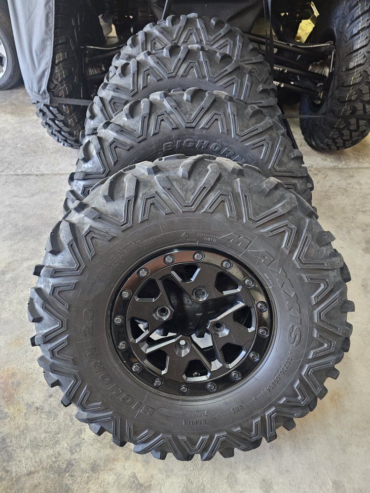 Can Am tires and rim set