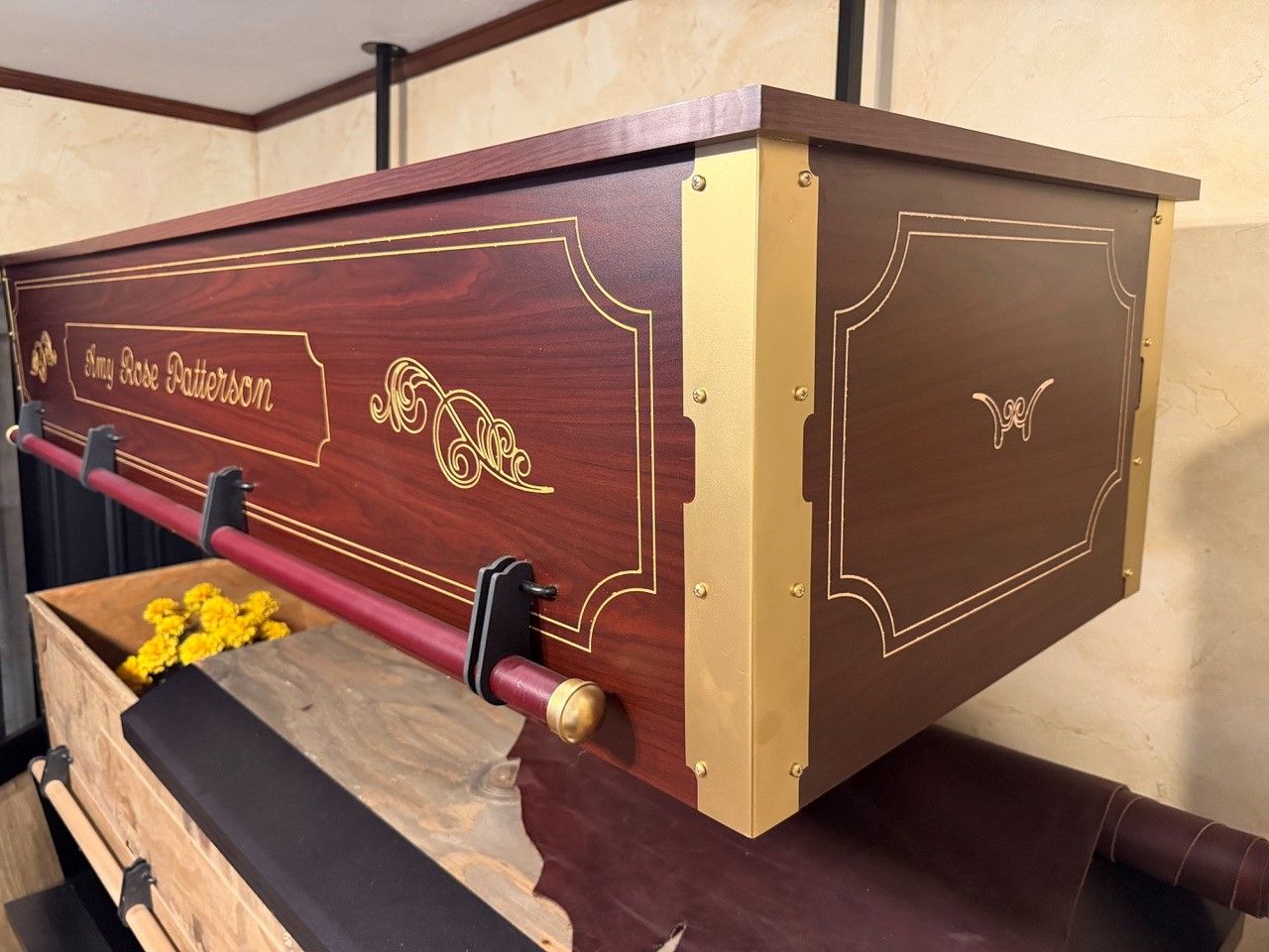CASKETS, Handcrafted wooden caskets