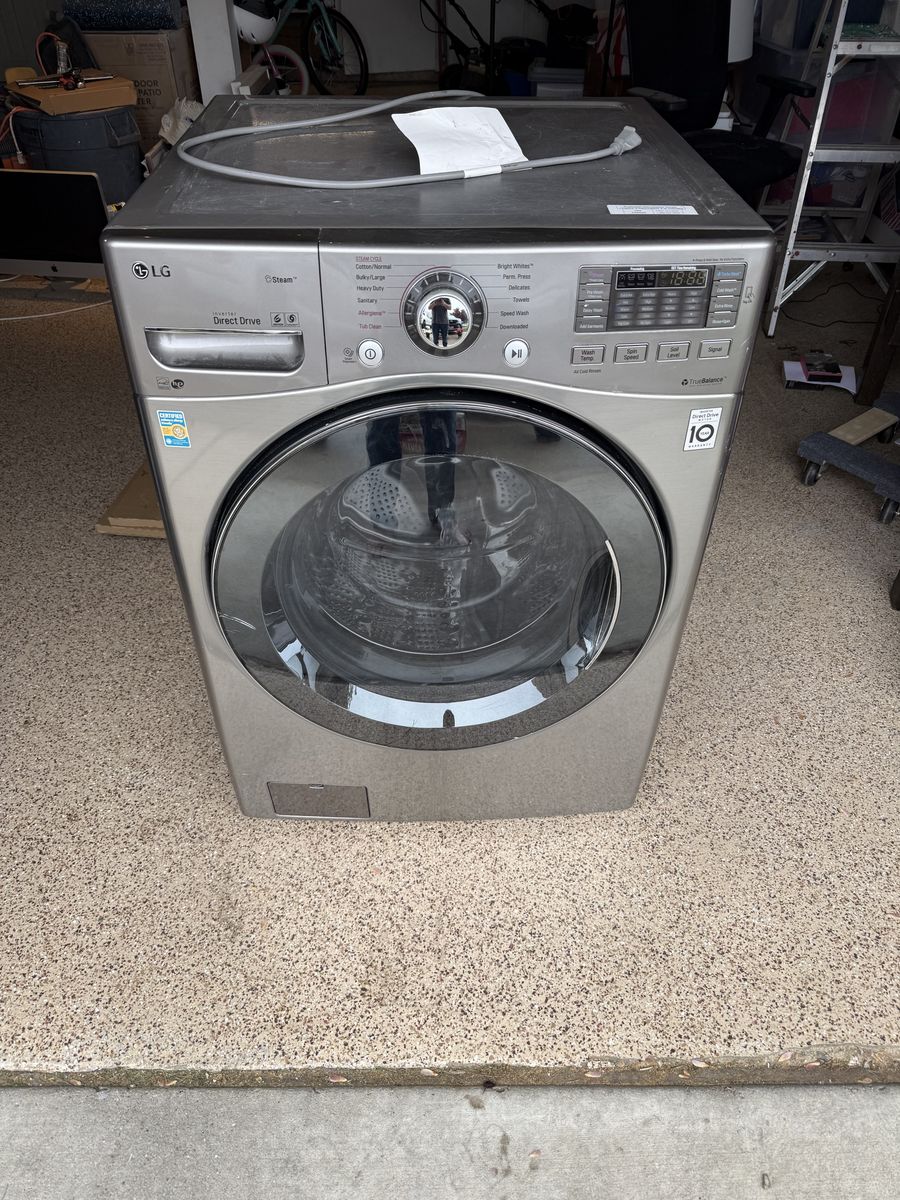 LG WM3770HVA 4.5 cu. ft. ultra-large capacity front-load washer