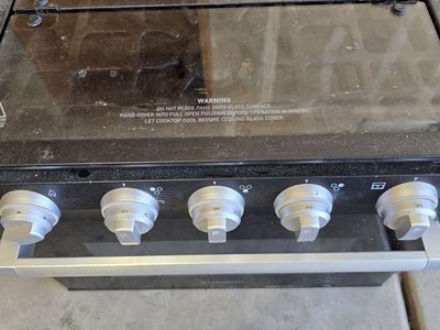 Furrion RV Gas Range and Oven - Black