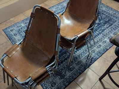 6 Mid-Century Charlotte Perrriand Les Arc Chairs