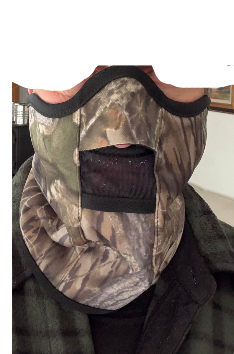 Mossy Oak Wood Hunting Mask New