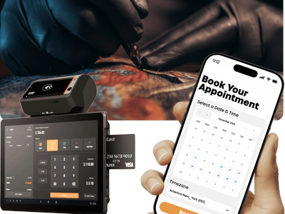 Tattoo Stack No Cost Studio Booking Deposits Platform. No Fees. Track Artists Tips Appointments Calendar Online Payments
