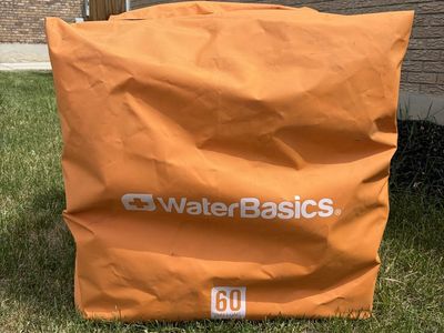 WaterBasics 60-Gallon Emergency Water Storage Bag , Large Capacity
