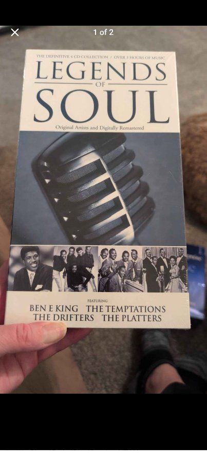 Brand New Legends of Soul: The Definitive 4 CD Collection - The Temptations, The Drifters, The Platters
