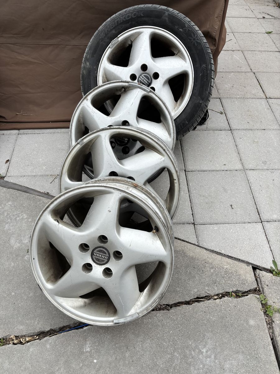Volvo 16" Alloy OEM Wheels/Rims – Two Sets (S70 & XC70)