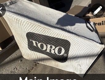 Toro Lawnmower Grass Catcher Bag - Used, Durable Replacement Part
