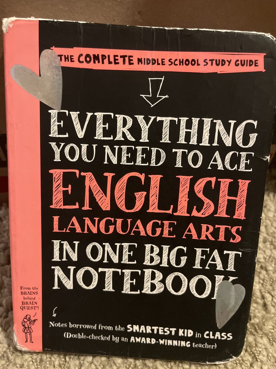 Everything You Need to Ace English Language Arts in One Big Fat Notebook - Middle School Study Guide