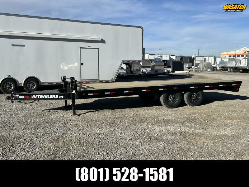 PJ Trailers 8.5x20 8" I-Beam Deckover (F8) Equipment Trailer