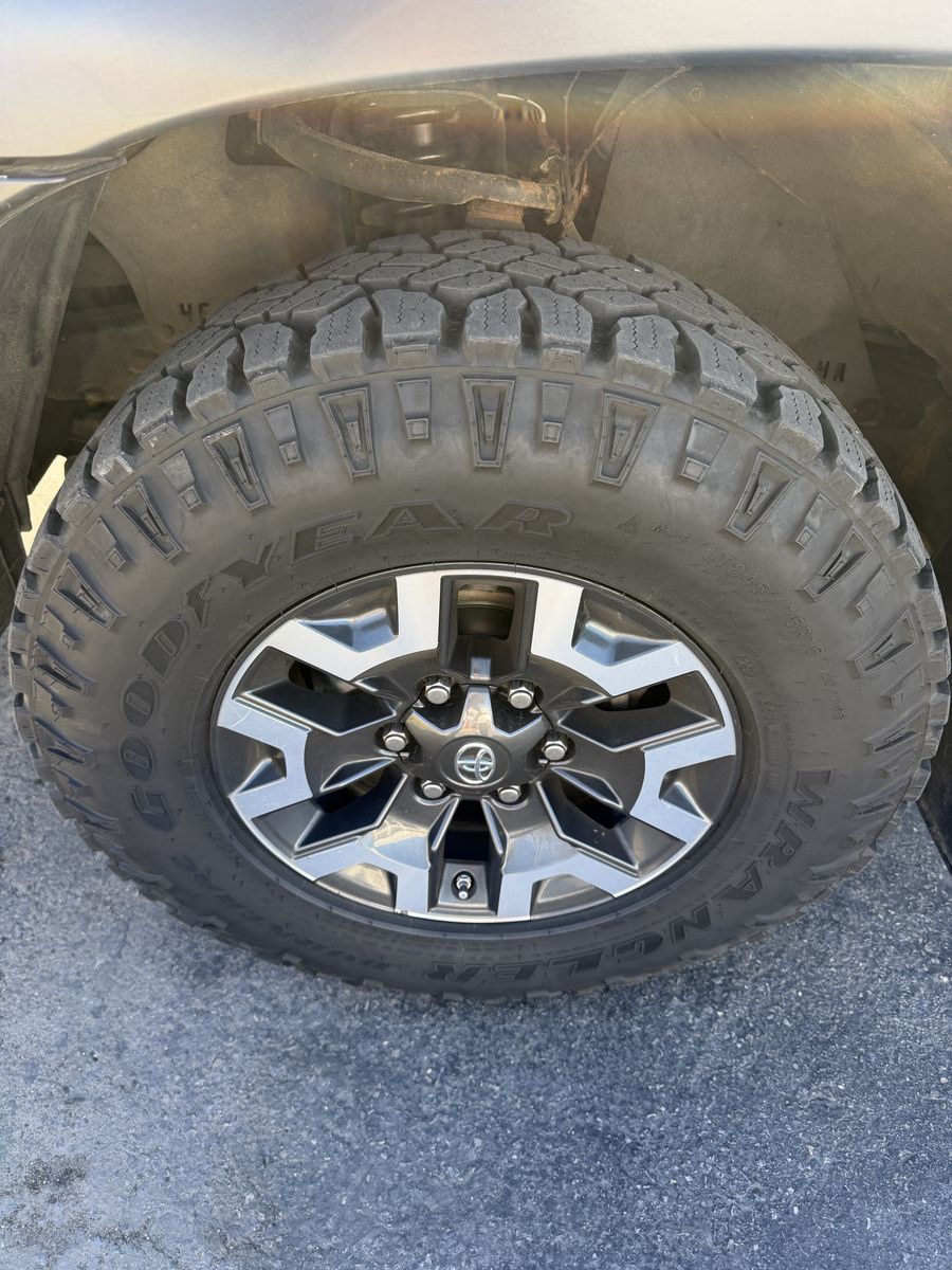 2023 Tacoma TRD Offroad Wheels on Duratracs