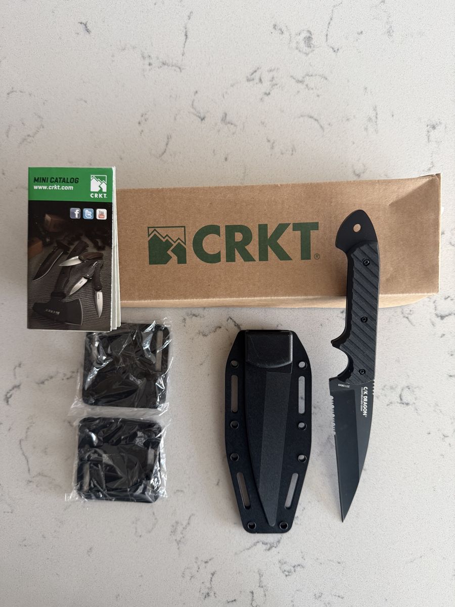 CRKT C/K Dragon Fixed Blade – Complete in Box