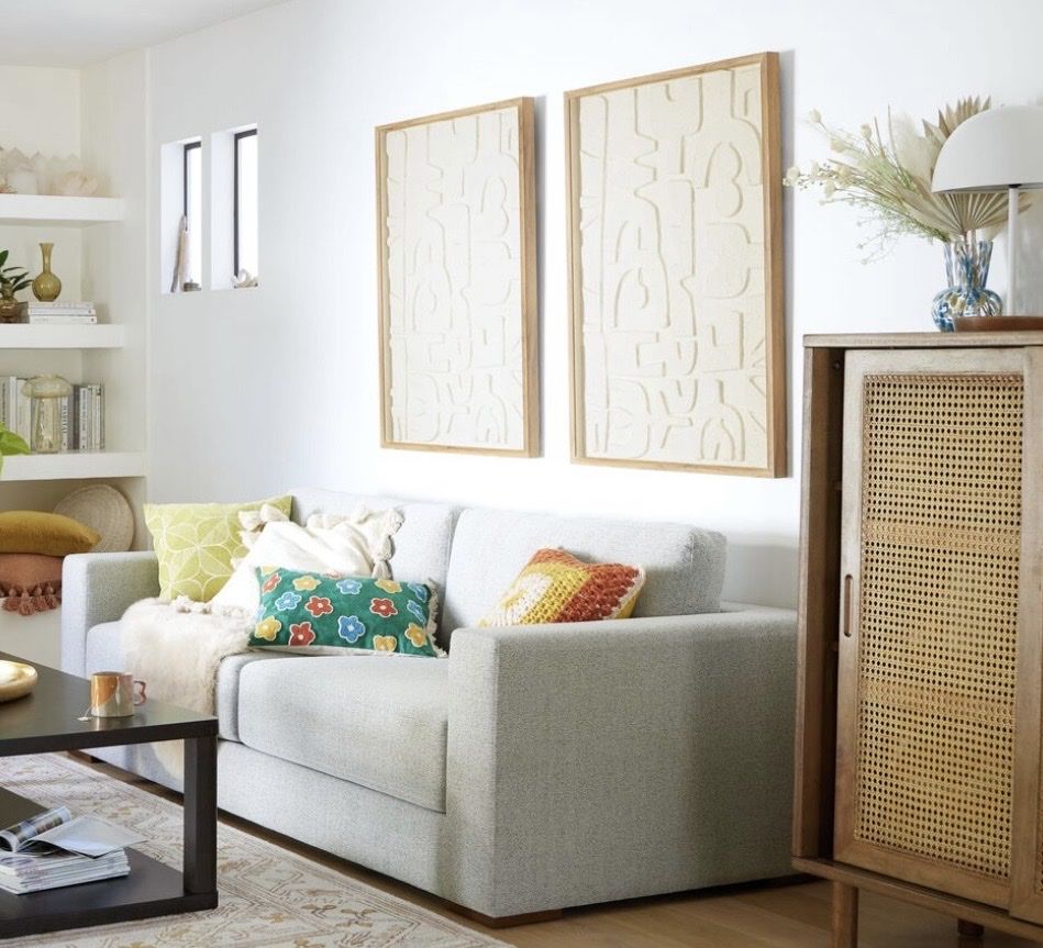 Stylish Twill Fabric Sofa