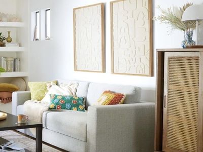 Stylish Twill Fabric Sofa