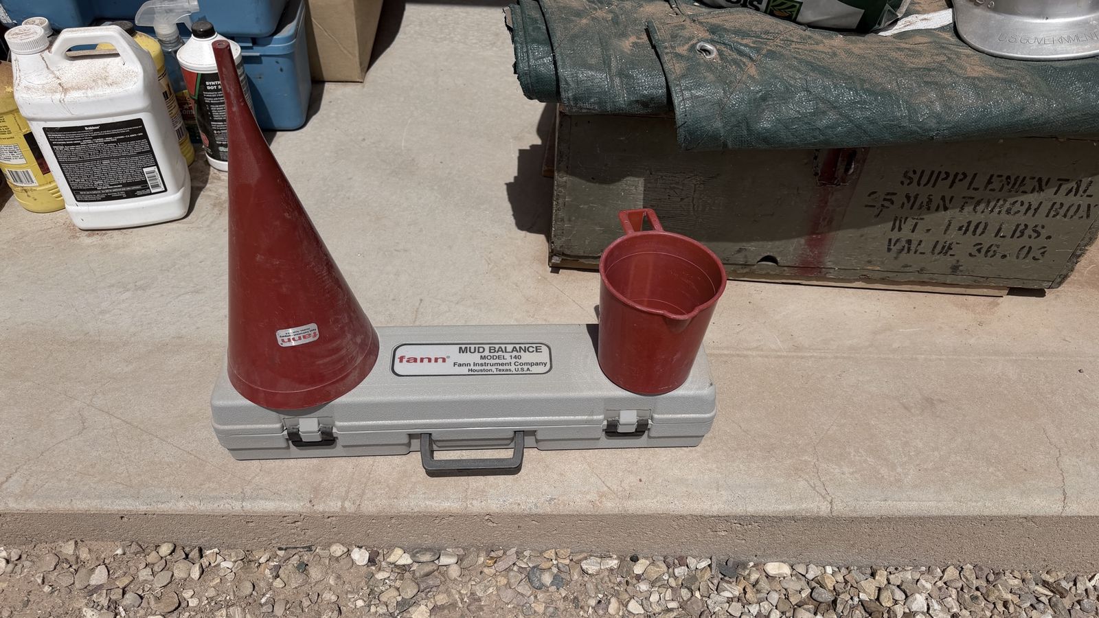 Drilling Fluid Scale w/ Cone and Cup