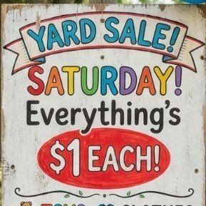 $1 Yard Sale (Everything's $1 ea.)