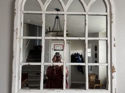 Large Arched Cathedral Style Mirror