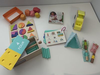 Lovevery The Free Spirit Playkit set, age 34-36 months, toddler/preschooler