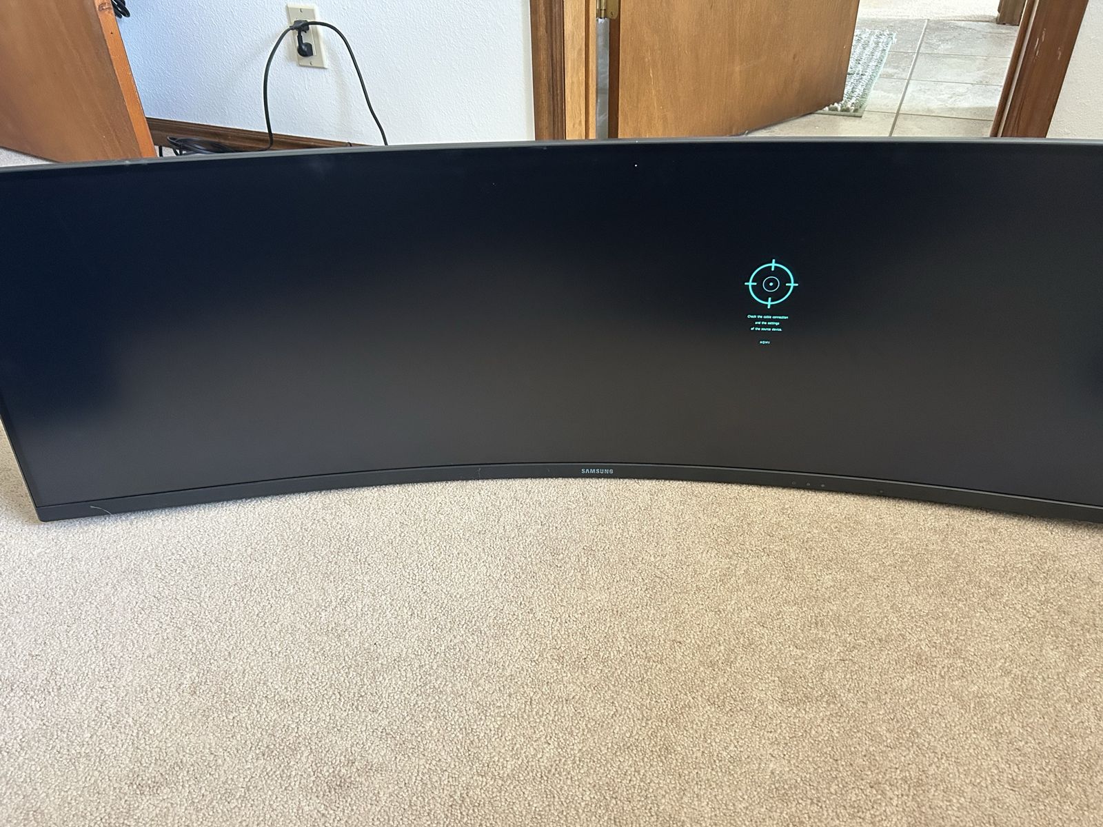 Samsung Odyssey CRG9 49” Super Ultrawide Curved QL