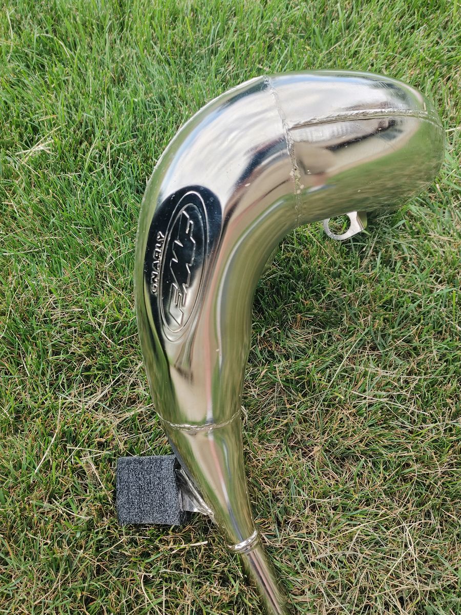 FMF Gnarly Chrome Dirt Bike Exhaust Pipe -new