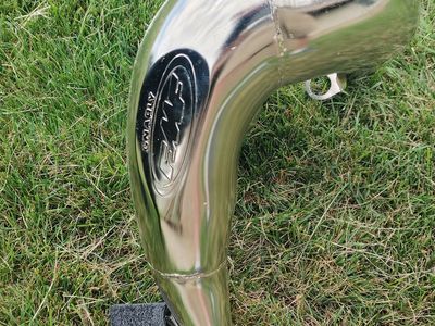 FMF Gnarly Chrome Dirt Bike Exhaust Pipe -new