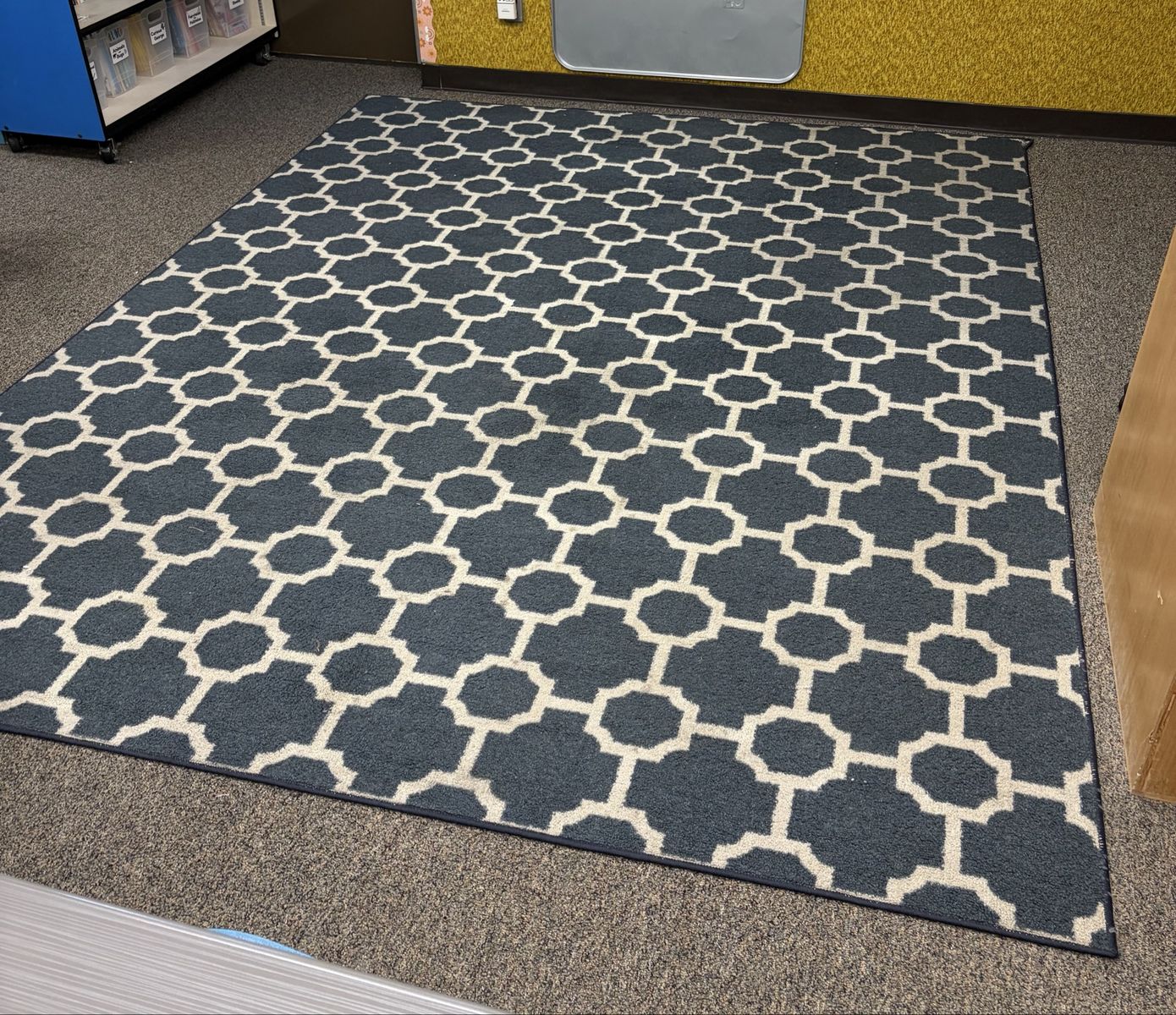 8x10 Blue and White Rug