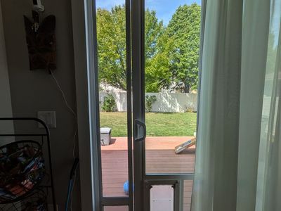 Sliding glass pet door 91"-96"