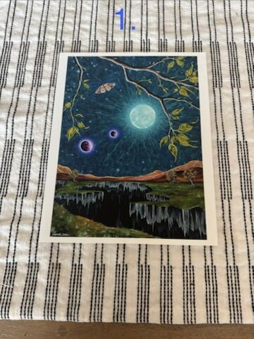 Various abstract art prints