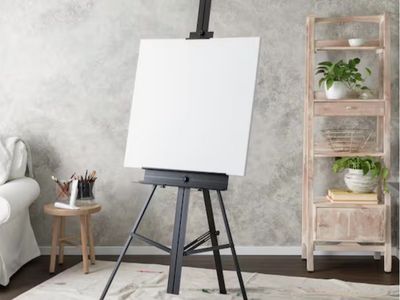 77 “ Aluminum folding studio easel Almost New