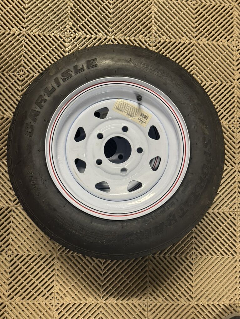 Trailer Wheel Tire Haul-Master 5 Lug Rim Load C